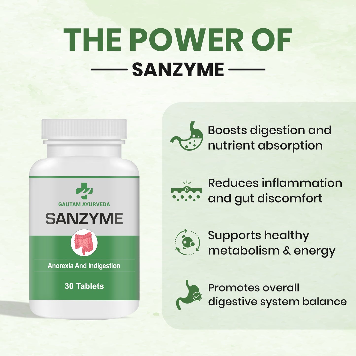 Sanzyme Capsules | Digestive & Daily Wellness Support