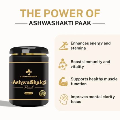 Ashwa Shakti Paak Capsules | Men's Daily Wellness Support