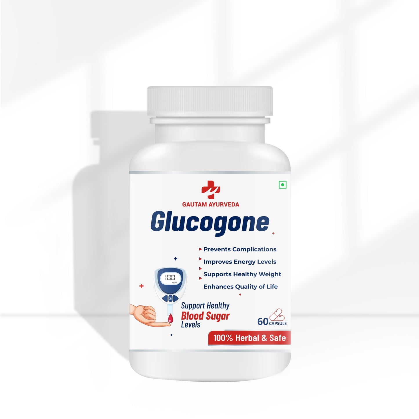 Glucogone Capsules Daily Wellness Supplement