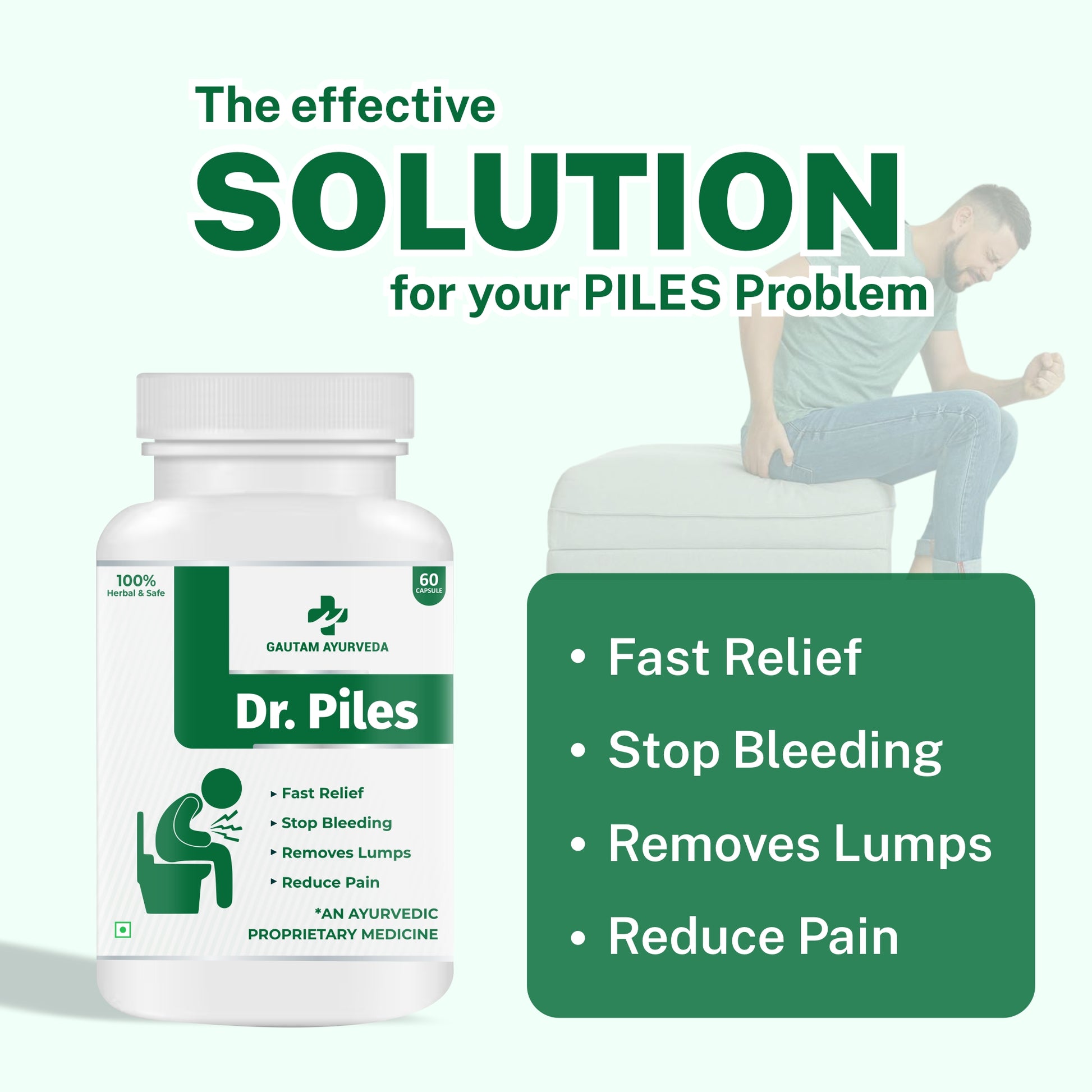 Dr. Piles Capsule | Piles & Hemorrhoid Support