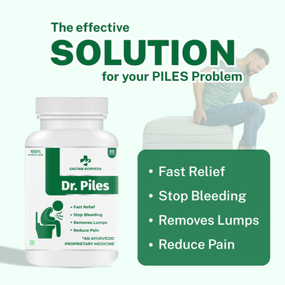Dr. Piles Capsule | Piles & Hemorrhoid Support