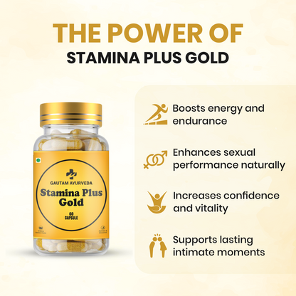 Stamina Plus Gold Capsules | Men's Daily Wellness Support